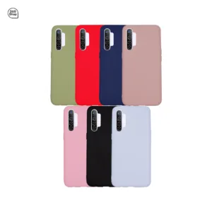 เคส สำหรับ OPPO K5 Realme XT X2 เคสซิลิโคนนิ่ม สีพาสเทล TPU บาง