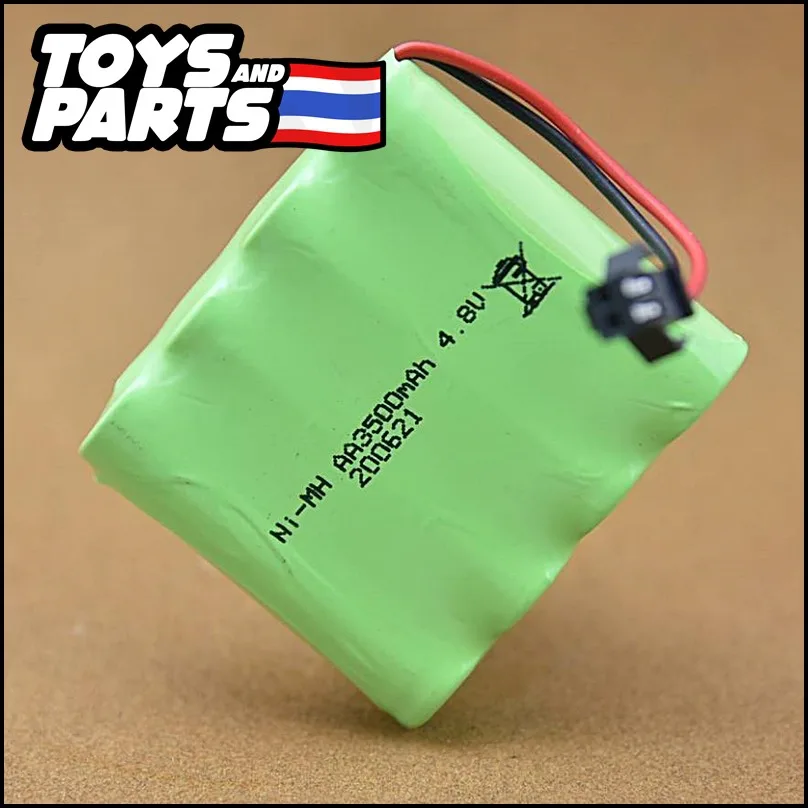 ถ่านชาร์จ สำหรับรถบังคับ เรือบังคับ  รถไต่หิน BATTERY NI-MH 4.8V. SM  3800 mAh. แบตเตอรี่คุณภาพสูง เล่นได้นาน