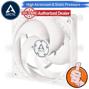 [CoolBlasterThai] ARCTIC P12 PWM PST WHITE(120 mm.) PC Fan Case ประกัน 6 ปี