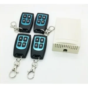 สวิทซ์รีโมท 4 ช่อง รีโมท 4อัน DC12V 10A รีโมทสวิทซ์ปิดเปิด ควบคุมอุปกรณ์ไฟฟ้า 4ช่อง
