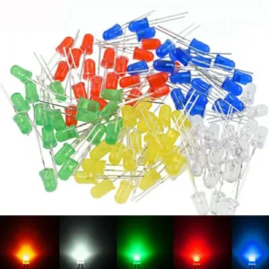 หลอด LED ขนาด 5mm ถุงละ100หลอด อย่างดี สินค้า กดดูสินค้าในตัวเลือก แดง เขียว เหลือง ขาว น้ำเงิน