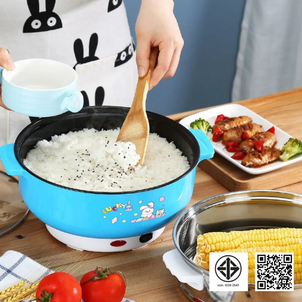 [โค้ด NW2UKK ส่วนลด 15% สูงสุด 30] [ลูกค้าใหม่ 1 บาท] 22cm หม้อไฟฟ้า หม้ออเนกประสงค์ ขนาด 22 CM