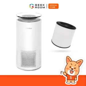 Soleusair เครื่องฟอกอากาศ PM2.5 เครื่องกรองอากาศ แผ่นกรอง 4 ชั้น ที่กำจัดไรฝุ่น เครื่องลดฝุ่น รังสีลดเชื้อโรค