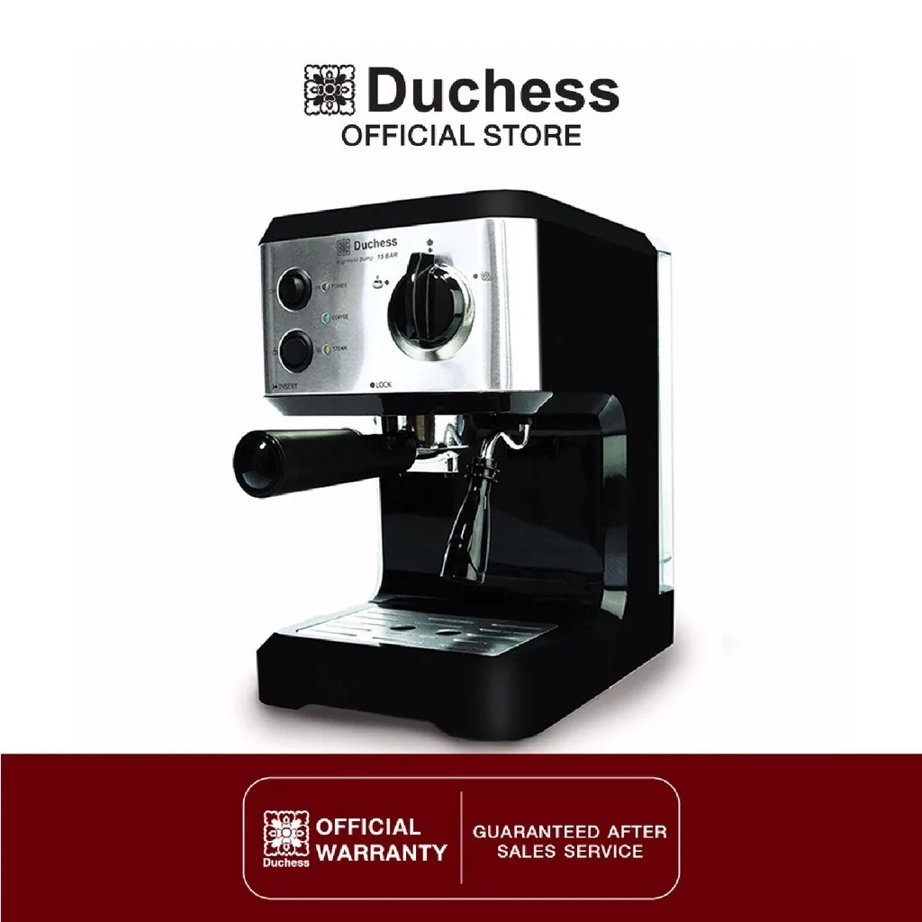 Duchess CM3000B / CM3000PLUS - เครื่องชงกาแฟสด พร้อม! ก้านชง+ถ้วยกรอง1 และ 2ช็อต รับประกัน​ 1ปี
