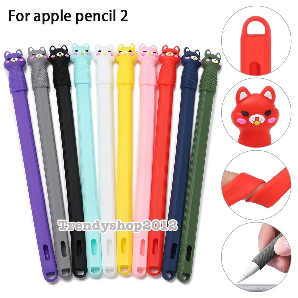 พร้อมส่งจากไทย เคสปากกาซิลิโคนการ์ตูน Apple Pencil 2 เก็บเงินปลายทางได้