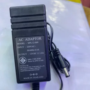AC อะแดปเตอร์ DC 12V 1A MODEL:SPS-12-009