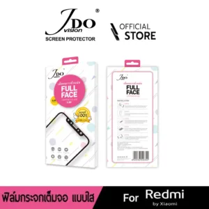 [AF]ฟิล์มกระจกเต็มจอREDMI 9T MI10T PRO Paco C3 9A 9POWER NOTE9PROฟิล์มกระจกกาวเต็มจอทั้งแผ่นJDO 0.26 FULL