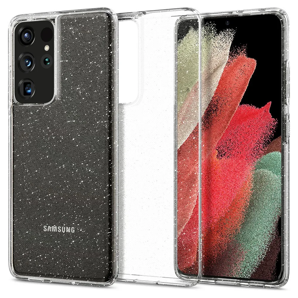 Spigen เคส S21+ Liquid Crystal Glitter เคสใส