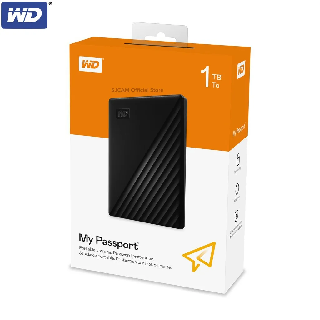 WD External Harddisk 1TB ฮาร์ดดิสก์แบบพกพา My Passport