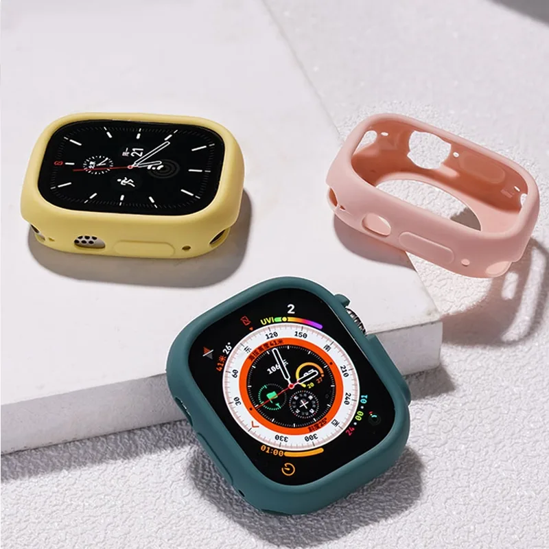 Candy สีนาฬิกาสําหรับ Apple Watch 10 9 8 7 6 SE 5 4 3 2 1 iWatch Cover 46 มม.41 มม.45 มม.38 มม.40 มม.42 มม.44 มม.
