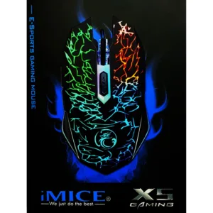 เมาส์เกมมิ่ง เมาส์มาโคร IMICE Gaming Macro Mouse X5 2400DPI เมาส์เล่นเกมส์ Macros Games Mouse.