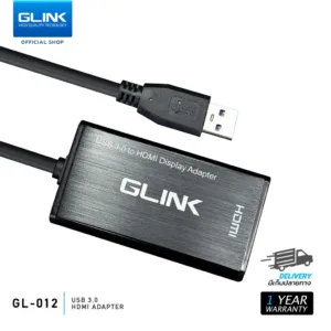 GLINK GL012 Converter USB 3.0 TO HDMI อุปกรณ์แปลงสัญญาณประกัน 1 ปี ของแท้ประกันศูนย์