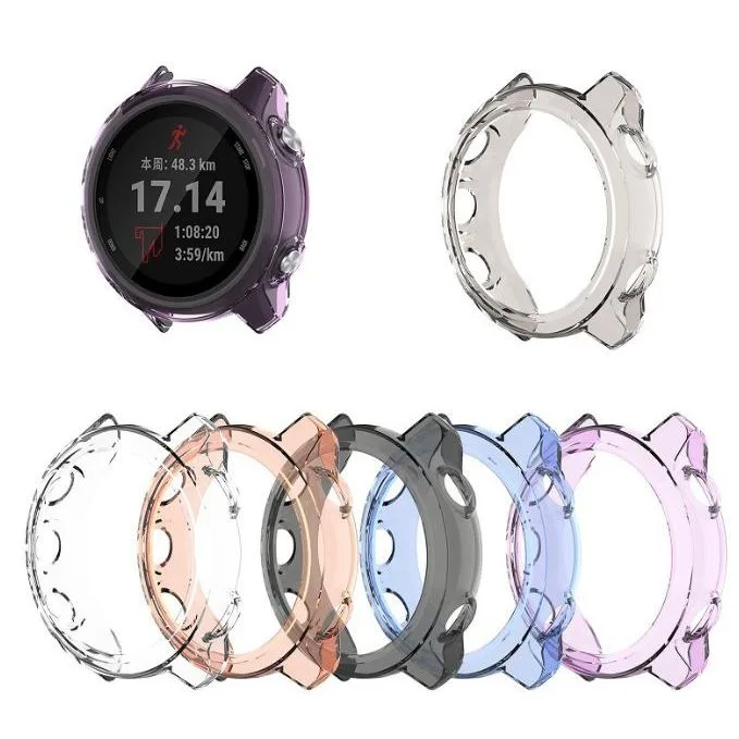 เคส Garmin forerunner 245/245m/645/645m เคส TPU แบบนิ่มกันหน้าจอกระแทก พร้อมส่ง ส่งของไวทุกวันจากไทย