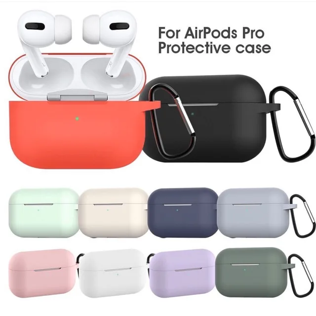 [พร้อมส่ง] สำหรับ AirPods Pro case เคสแอร์พอดสีพื้นพาสเทล เคสซิลิโคนนิ่ม