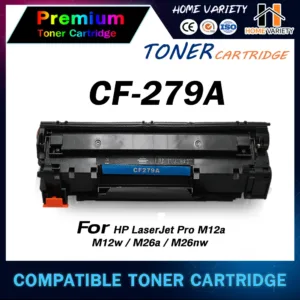HOME Toner เทียบเท่า CF279A/79A/279A ใช้กับรุ่น HP LaserJet Pro M12a/ M12w/ M26a/M26nw