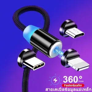สายชาร์จหัวแม่เหล็กใช้ได้ทุกรุ่น ใช้สำหรับiphone
