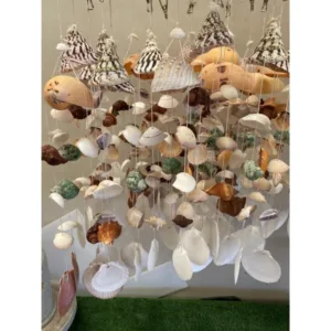 โมบายหอยธรรมชาติ งานhandmade 3 สาย