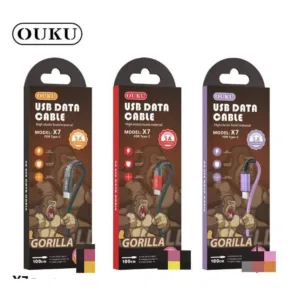 สายชาร์จ OUKU X7 5A DATA CABLE  สายถัก  Micro USB / ios /Type - C ชาร์จเร็ว