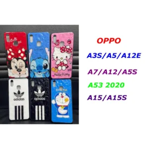 เคสโทรศัพท์มือถือ  ลายการ์ตูน 3D OPPO A53 2020/A32/A3S/A5/A12E/RealmeC1/A7/A7N/A12/A5S/A15/A15S