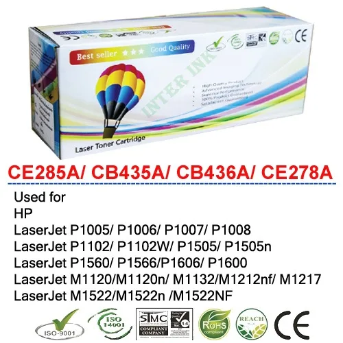 หมึกเทียบเท่า LaserJet M1120/ M1120n/ M1132 (CE285A) สีดำ Balloon