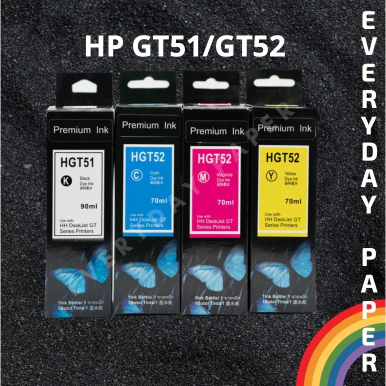 หมึกกล่องHP (BK)GT51/(C