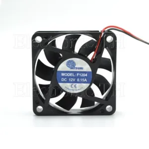 พัดลมระบายอากาศMitsumi F1204 60x60x15mm 12VDC