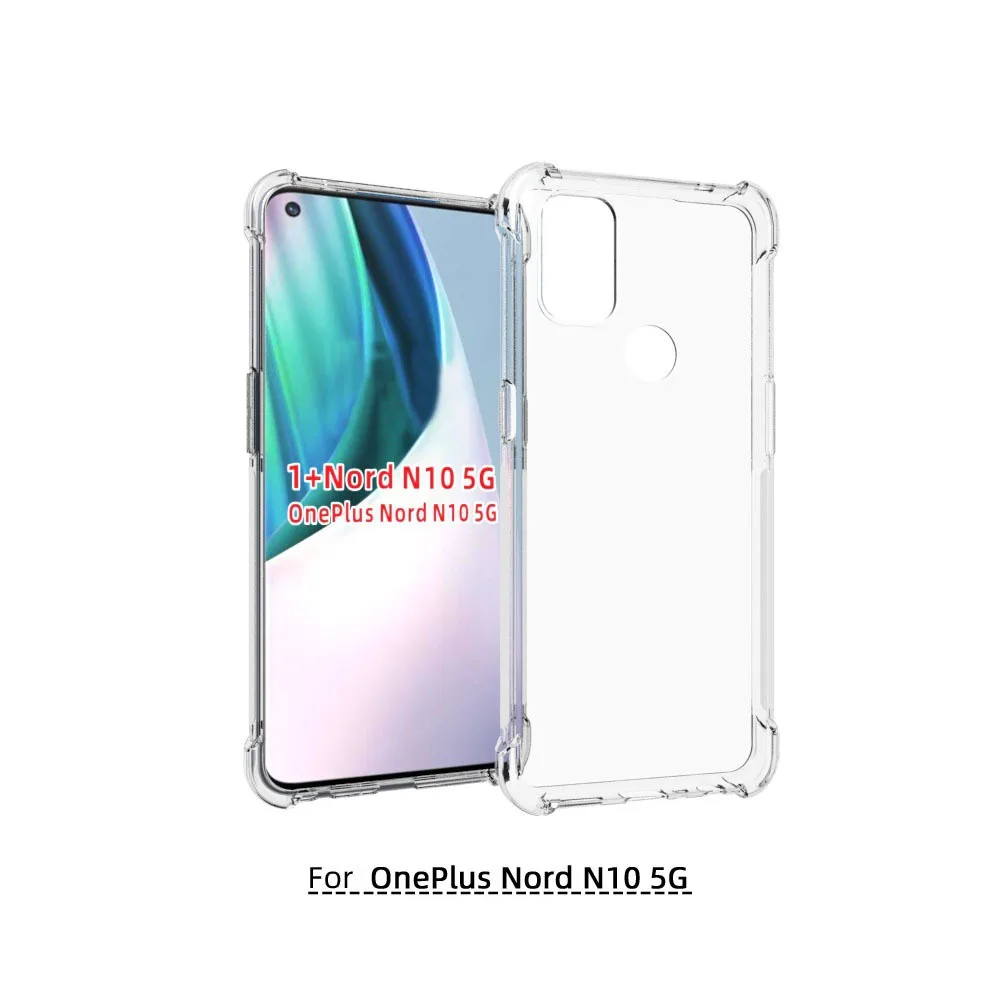 เคส OnePlus Nord N10 5G ใสเสริมขอบและมุมกันกระแทก