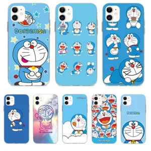 Realme C1 C2 C3 C11 C12 C15 Pro Phone Soft TPU Silicone Phone Case Cover โดเรม่อน