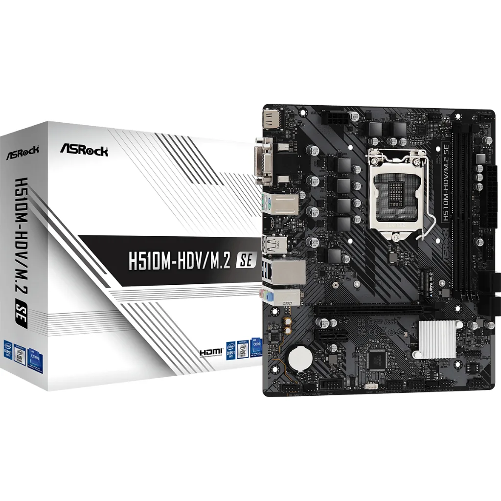 MAINBOARD (เมนบอร์ด) 1200 ASROCK H510M-HDV/M.2 SE- ประกัน 3 ปี