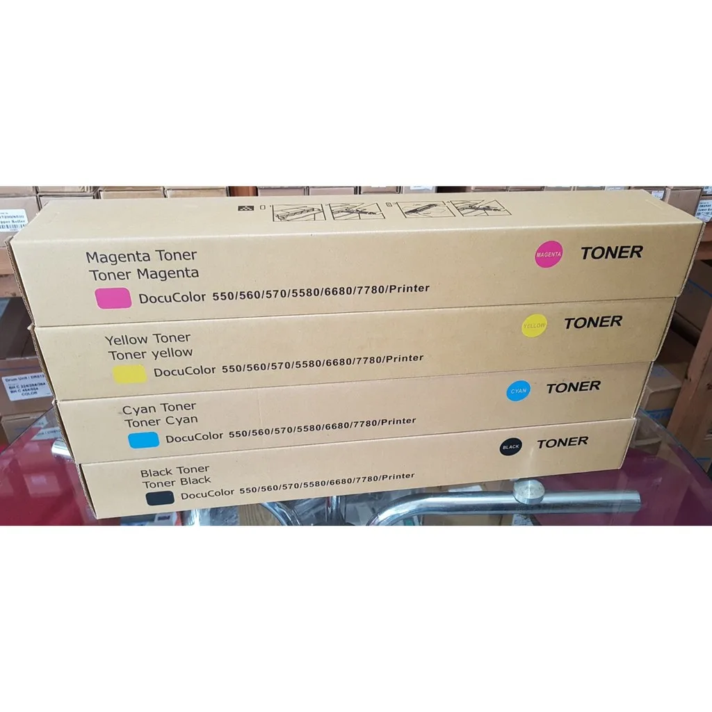 ผงหมึก toner เครื่องถ่ายเอกสาร Fujixerox docucolor 550/560/570/5580/6680/7780 (ต้องการรุ่นไหนสอบถามได้น้ะคับ)